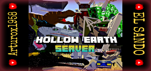 Minecraft Hollow Earth Addon!